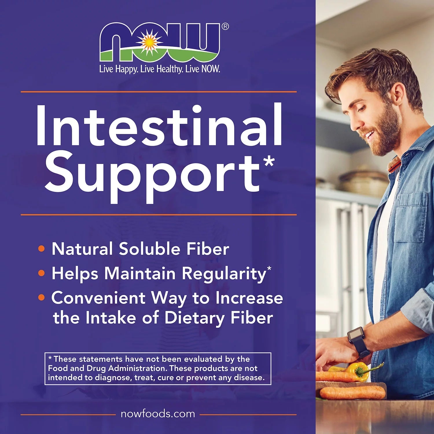 Now Foods Whole Psyllium Husk, 16 oz. 24Hr Smart